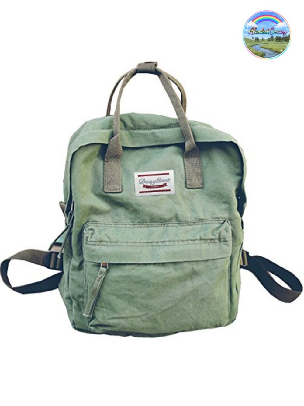 Lightweight Canvas Backpack Casual Daypack Travel School Bag Purse